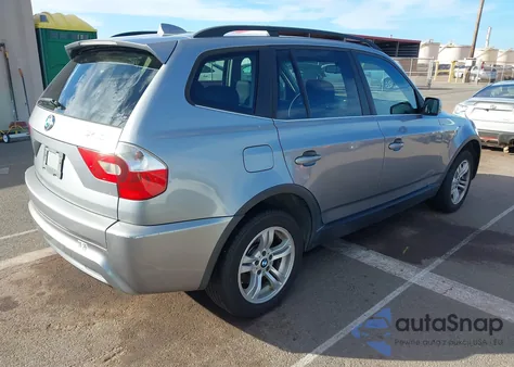 2006 BMW X3 3.0I из США, поврежденный, VIN WBXPA93406WG85322